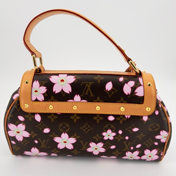 Preloved Louis Vuitton Vintage Monogram Cherry Blossom Sac Retro with Wallet - Picture 3 of 15